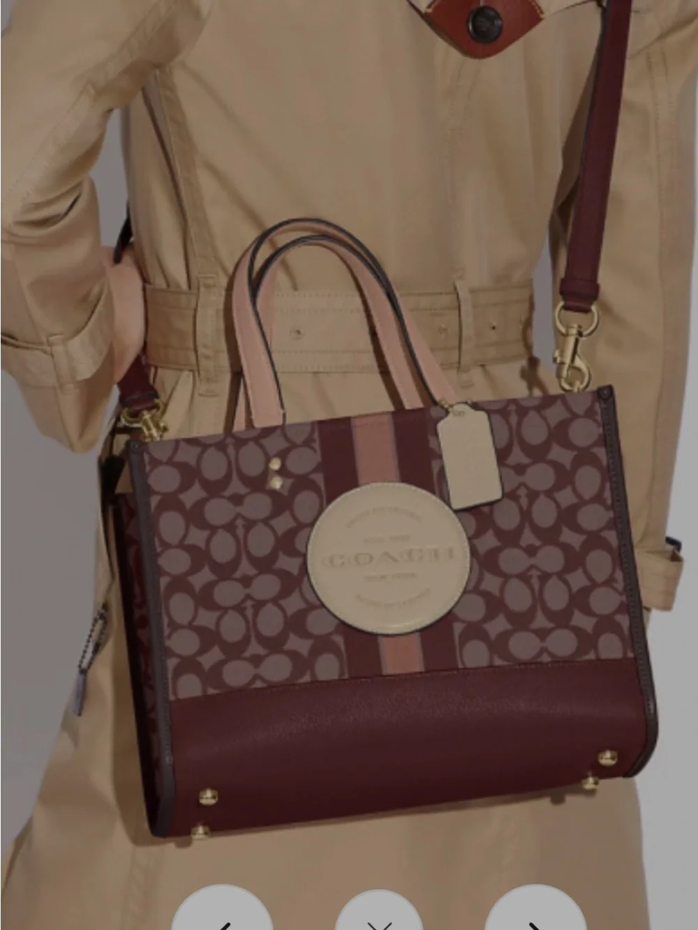 Coach signature canvas